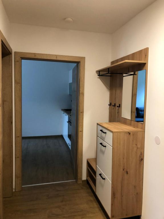 Kuchyň nebo kuchyňský kout v ubytování Bauernhof Podorn