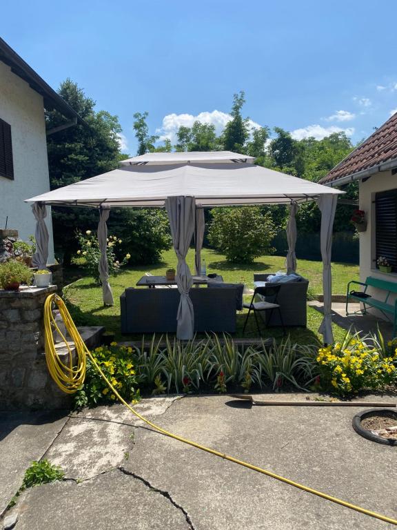 Zahrada ubytování Simsir villa Novi Sad wifi