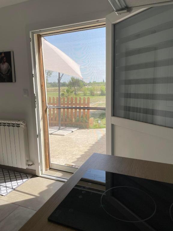 Balkon lub taras w obiekcie « La Parenthèse » gîte en Camargue