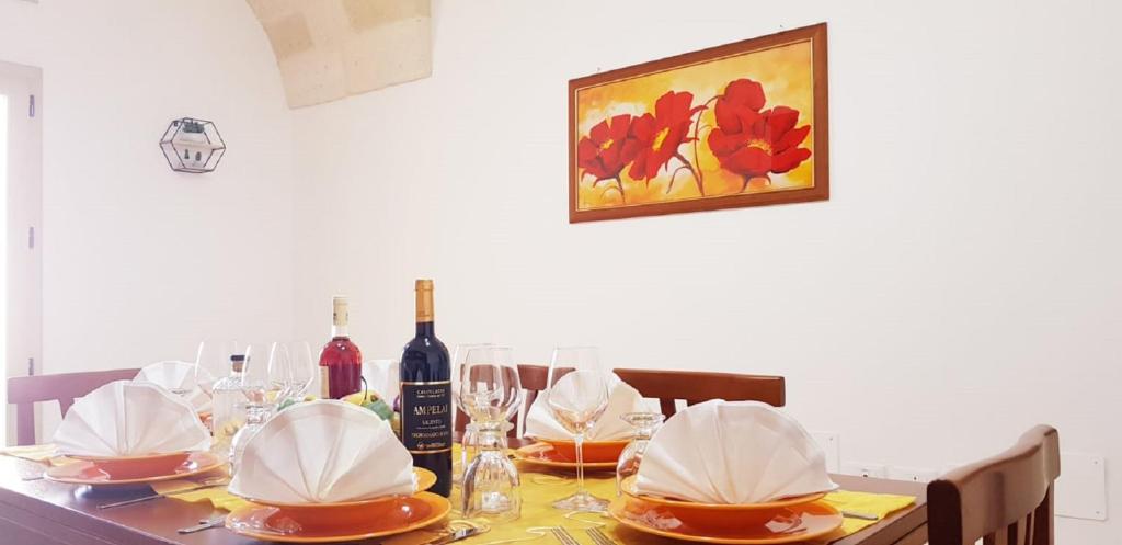 Nápoje v ubytování L'ANTICA PIETRA Casa Vacanza Salento