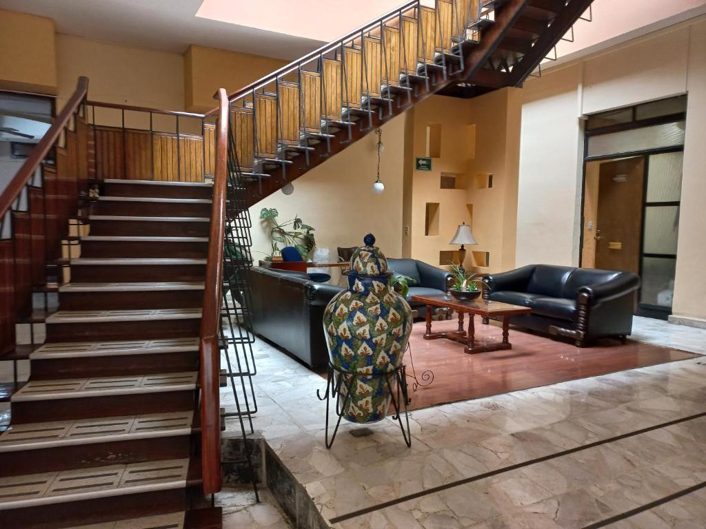 Posezení v ubytování Hotel Gomez de Celaya