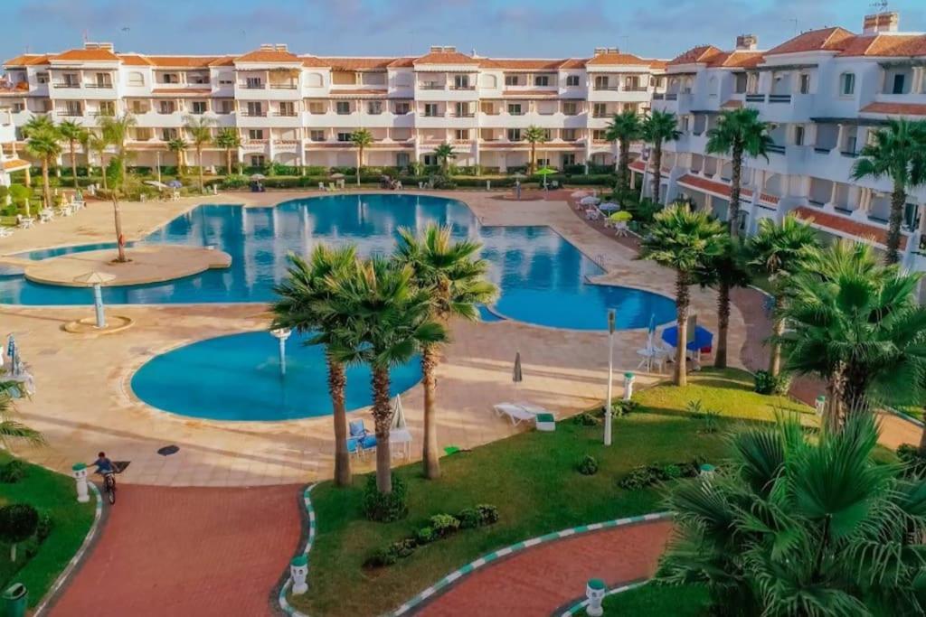 Bazén v ubytování Sidi Rahal , Residence Garden Beach 2 nebo v jeho okolí