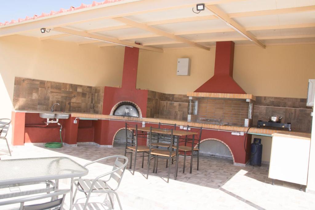 Kuchyň nebo kuchyňský kout v ubytování Villa Erofili Plakias south Rethimno Crete
