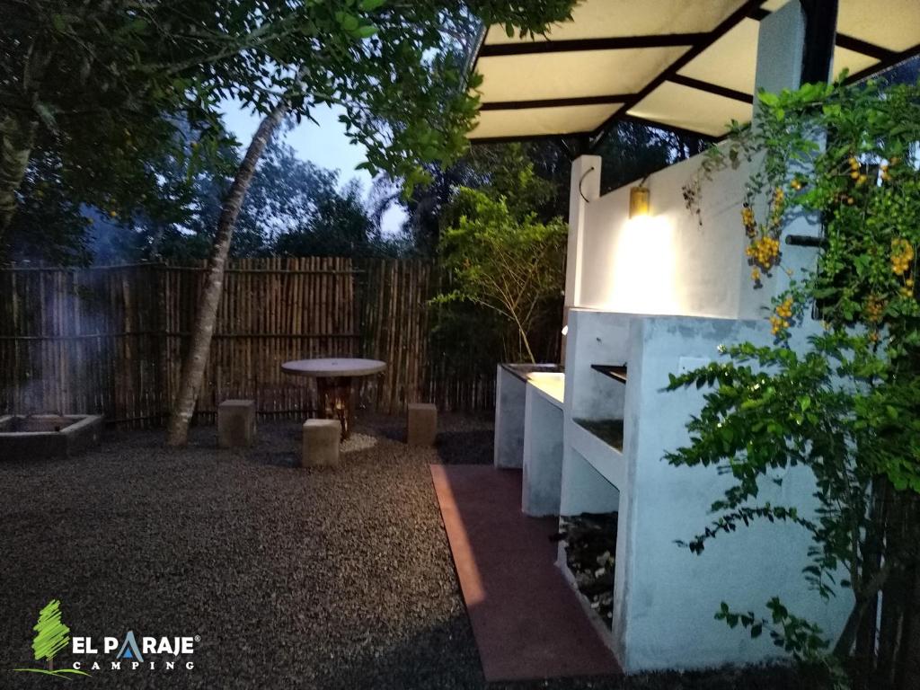 Zahrada ubytování El Paraje Camping