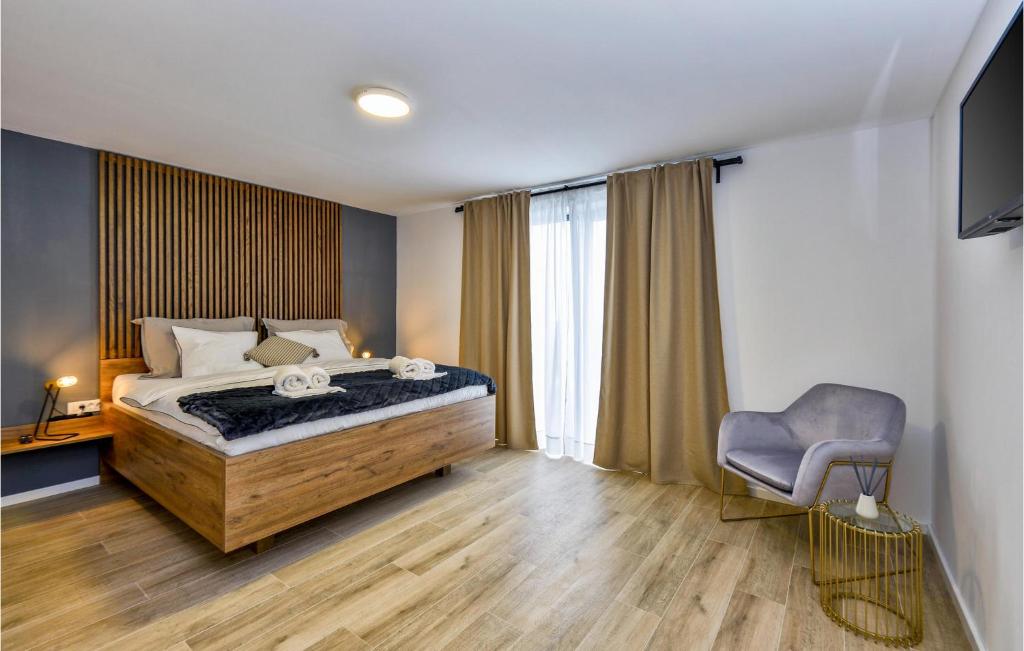 Posteľ alebo postele v izbe v ubytovaní Beautiful Home In Klostar Ivanic