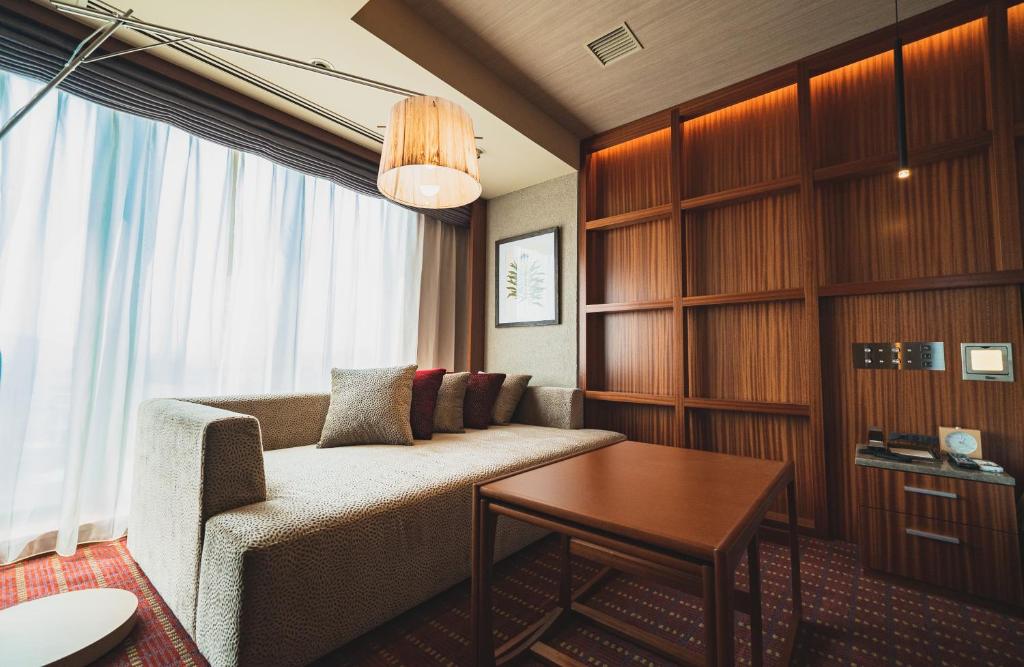 Posezení v ubytování Hotel Grand View Takasaki