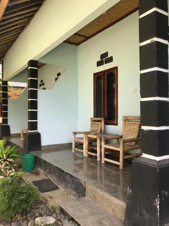 Patio nebo venkovní prostory v ubytování Sawe Homestay