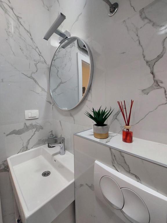 Kúpeľňa v ubytovaní Zoxi apartmani