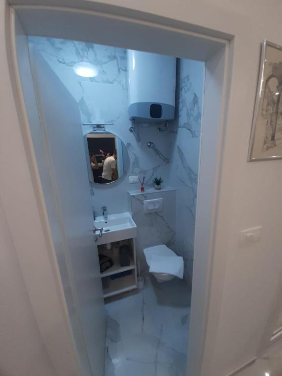 Kúpeľňa v ubytovaní Zoxi apartmani