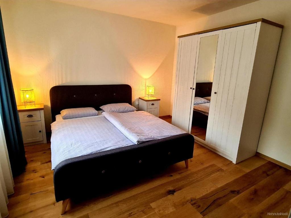 Postel nebo postele na pokoji v ubytování Mýto Apartments BERGMAX, Ski Jasná Chopok 10min transit - Resort Mýto Apartments, parking free