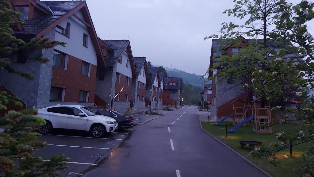 Nespecifikovaný výhled na hory nebo výhled na hory při pohledu z apartmánu