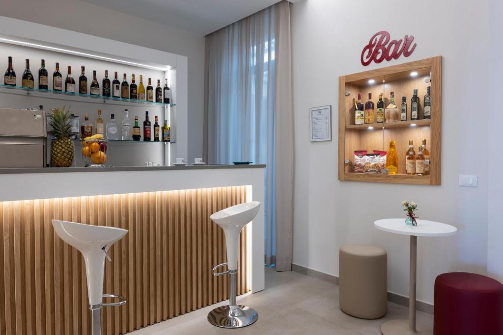 Lounge nebo bar v ubytování Hotel Biagi & Residence