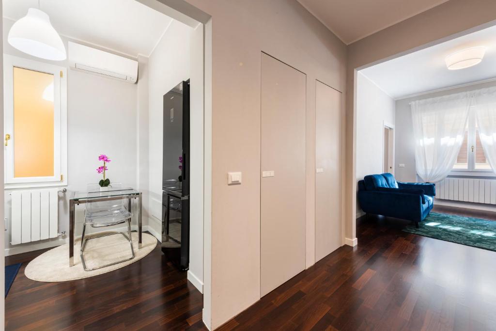 Łóżko lub łóżka w pokoju w obiekcie Ponte Vecchio Deluxe Apartments