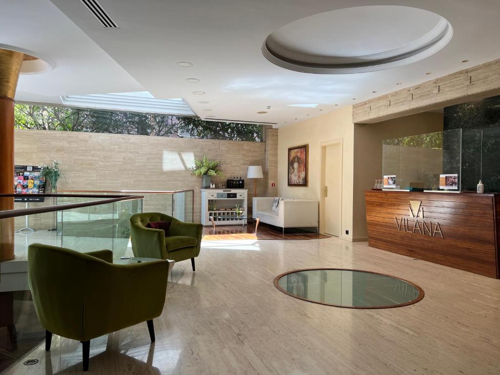 Posezení v ubytování Vilana Hotel Boutique