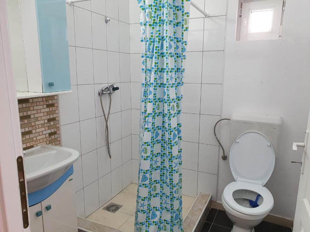 Koupelna v ubytování Casa Erika