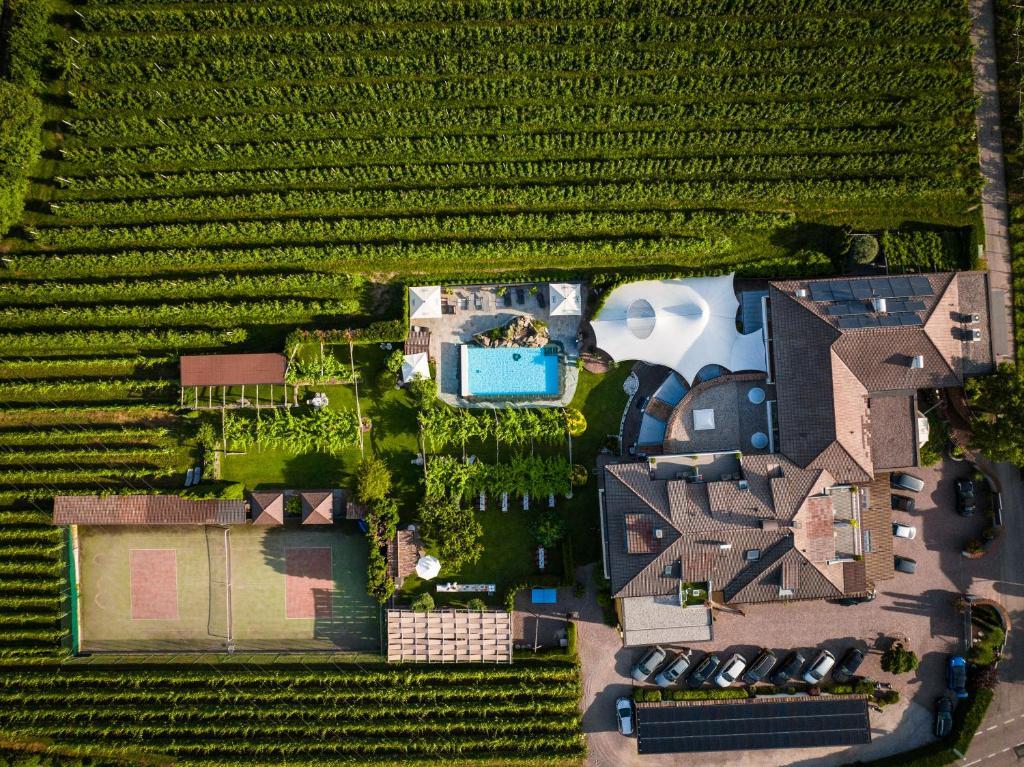 Bazén v ubytování Hotel Frangart an der Weinstraße nebo v jeho okolí