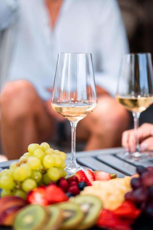 Nápoje v ubytování Hotel Frangart an der Weinstraße