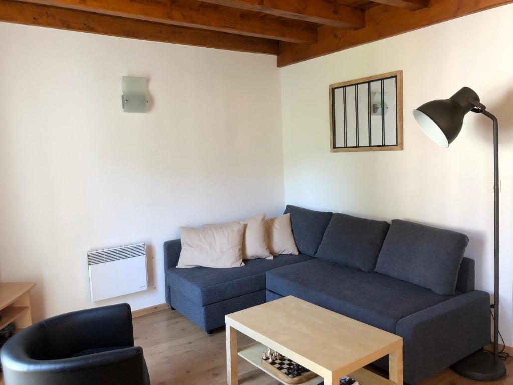 Posezení v ubytování Superbe appartement T3 duplex, Ax les thermes
