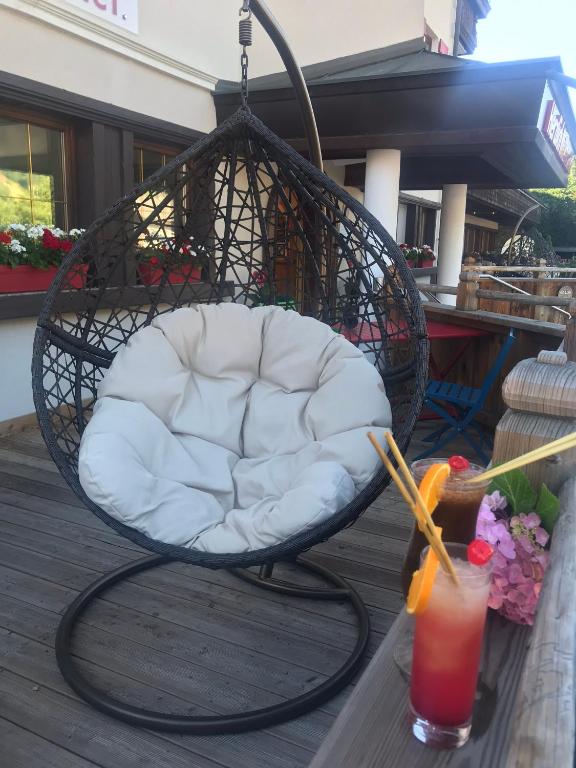 Patio nebo venkovní prostory v ubytování Hotel Standlhof Zillertal