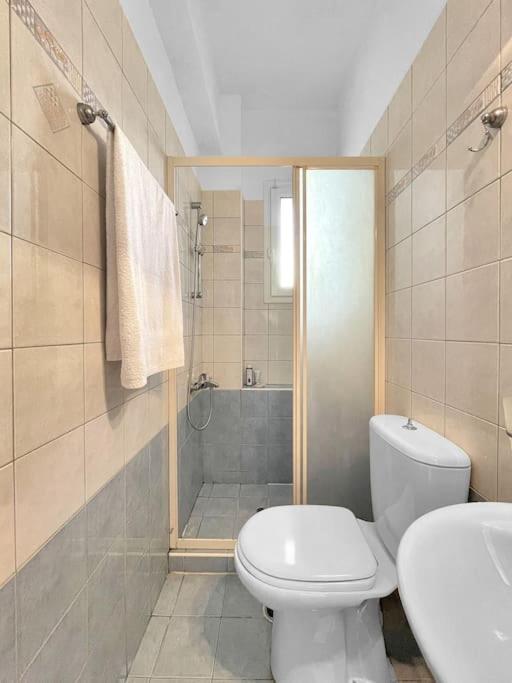 A bathroom at FLAT 45