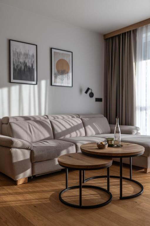 Posedenie v ubytovaní WILANESKA Apartament Olimpijska Szczyrk