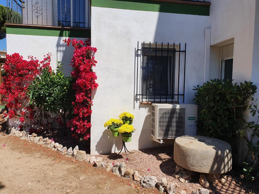 Zahrada ubytování Apartaments Les Roques