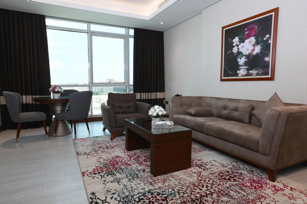 Istumisnurk majutusasutuses Weekend Hotel Sari