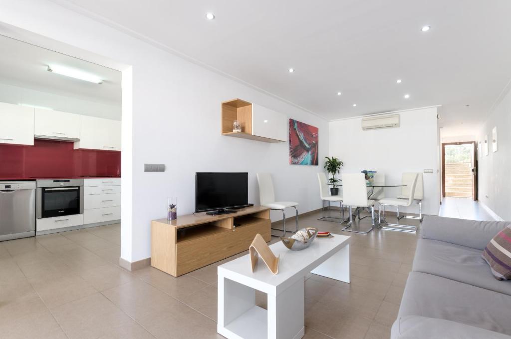 Kuchyň nebo kuchyňský kout v ubytování YourHouse Estel
