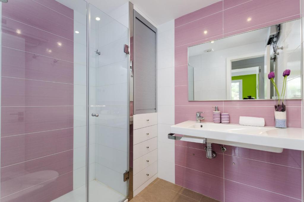 Koupelna v ubytování YourHouse Estel
