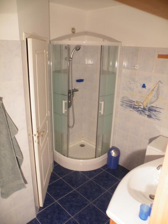 Koupelna v ubytování Villa Liamone