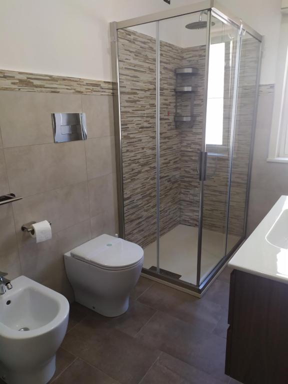 Koupelna v ubytování B&B Delle Serre