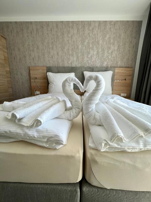 Postel nebo postele na pokoji v ubytování Hotel Ocean
