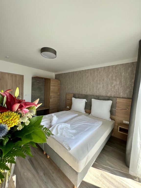 Postel nebo postele na pokoji v ubytování Hotel Ocean