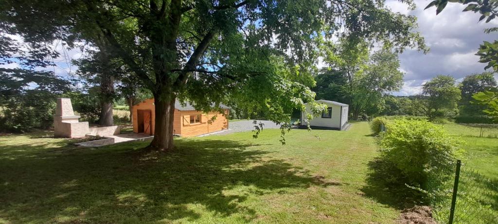 Zahrada ubytování Vacances a la campagne mobil home tout confort , chalet avec barbecue,