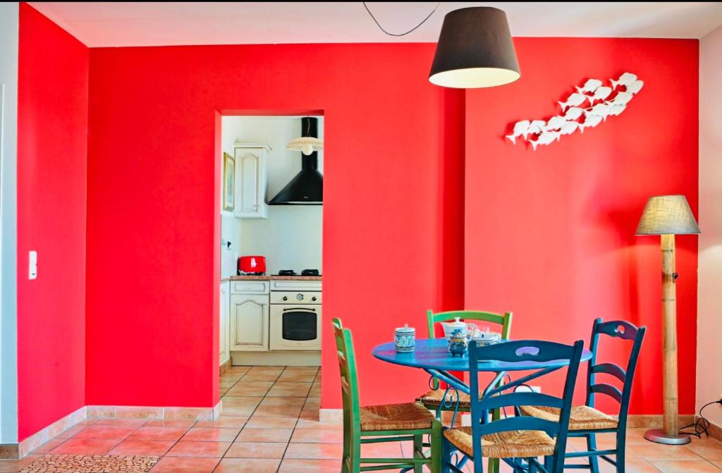 Kuchyňa alebo kuchynka v ubytovaní Casa Joe Côté Mer
