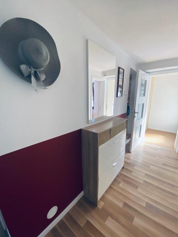 Kuchyň nebo kuchyňský kout v ubytování Apartma KAMNITNK