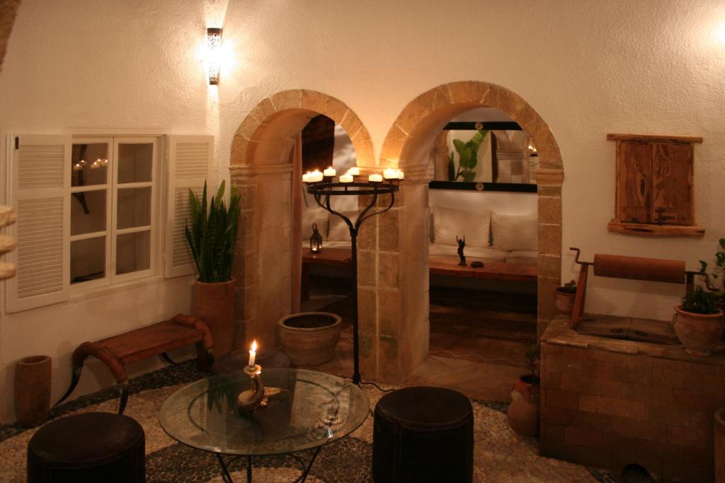 Posezení v ubytování Riad Baladin