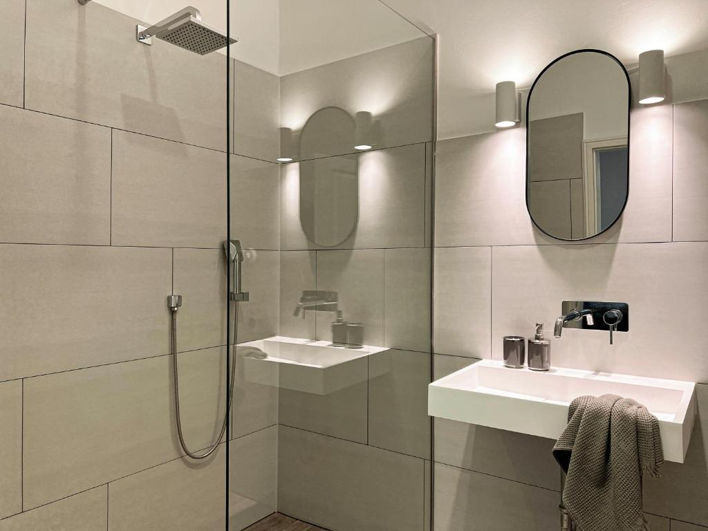 Koupelna v ubytování Kaiserliche Post Suites Bevensen-Ferienwohnung