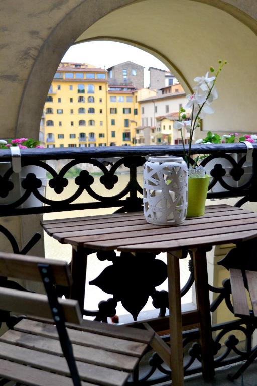 Svalir eða verönd á Pontevecchio Relais