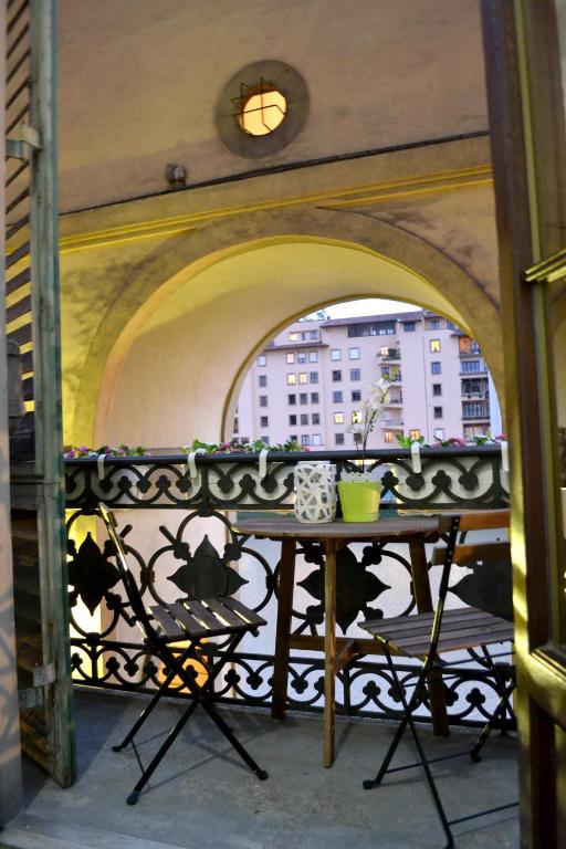 Svalir eða verönd á Pontevecchio Relais