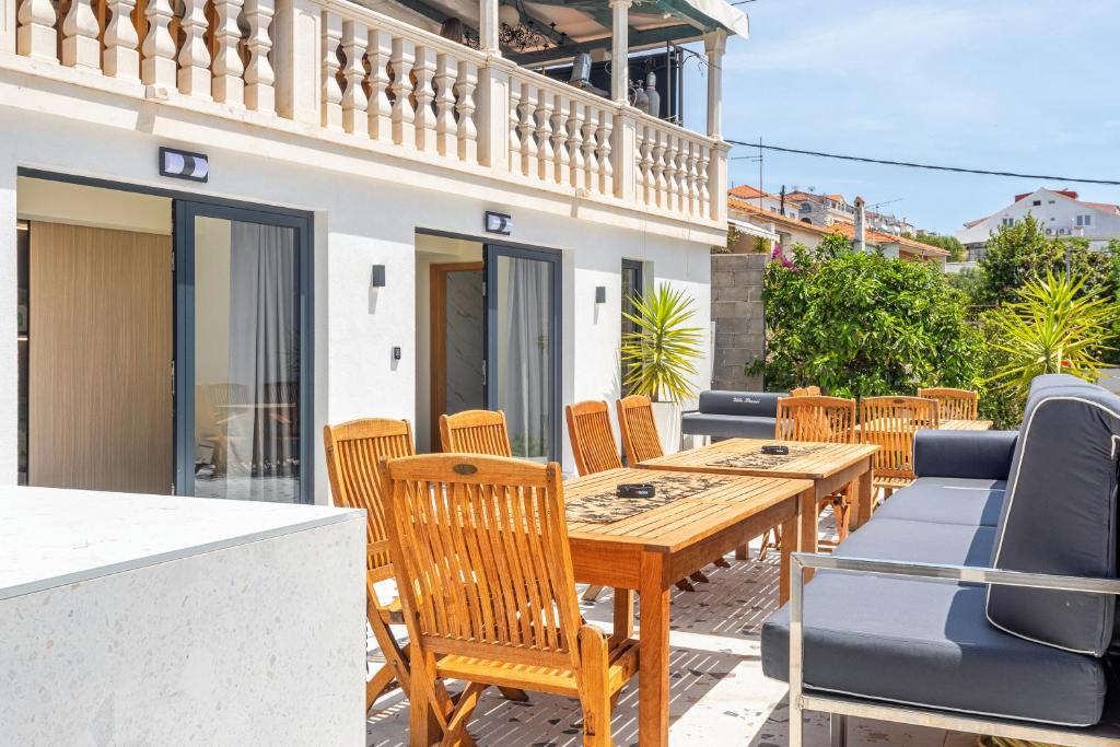 Balkón nebo terasa v ubytování Hostel Villa Skansi