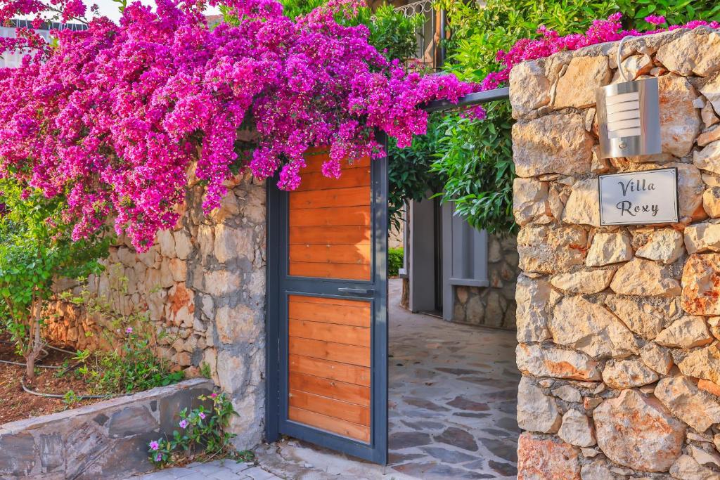 A garden outside Villa Roxy 3 BR villa with one of the most unique gardens in Kalkan