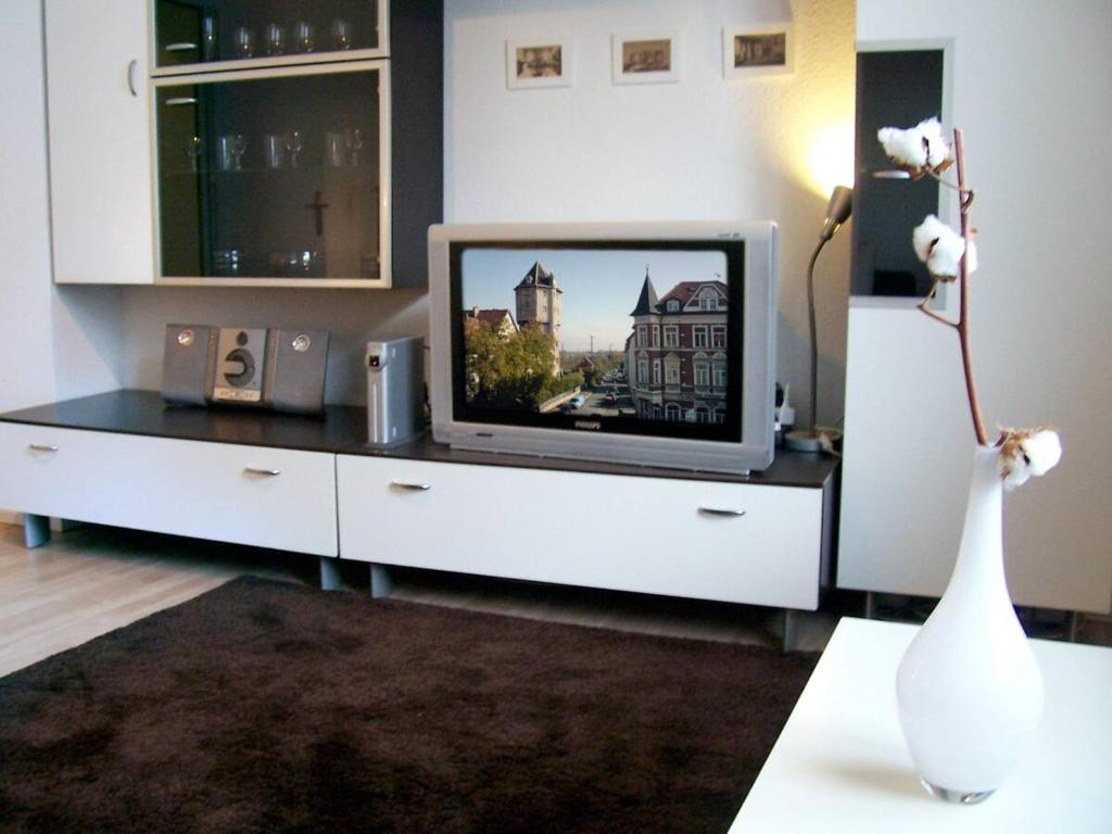 Dapur atau dapur kecil di Ferienwohnung Am Wasserturm