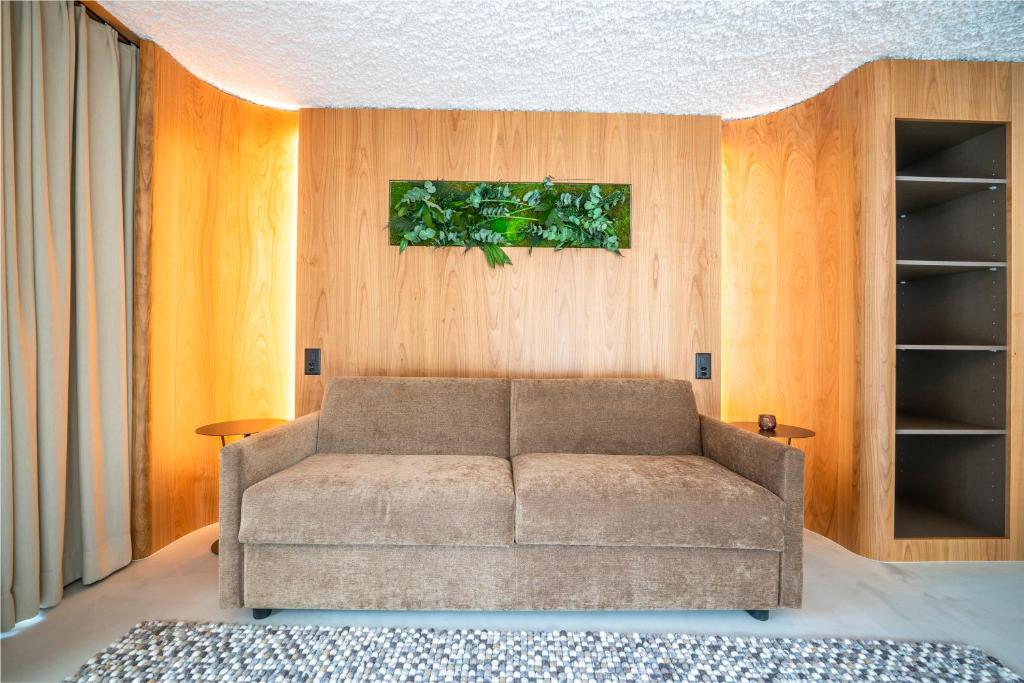 Posezení v ubytování Boutique Hotel La Gorge