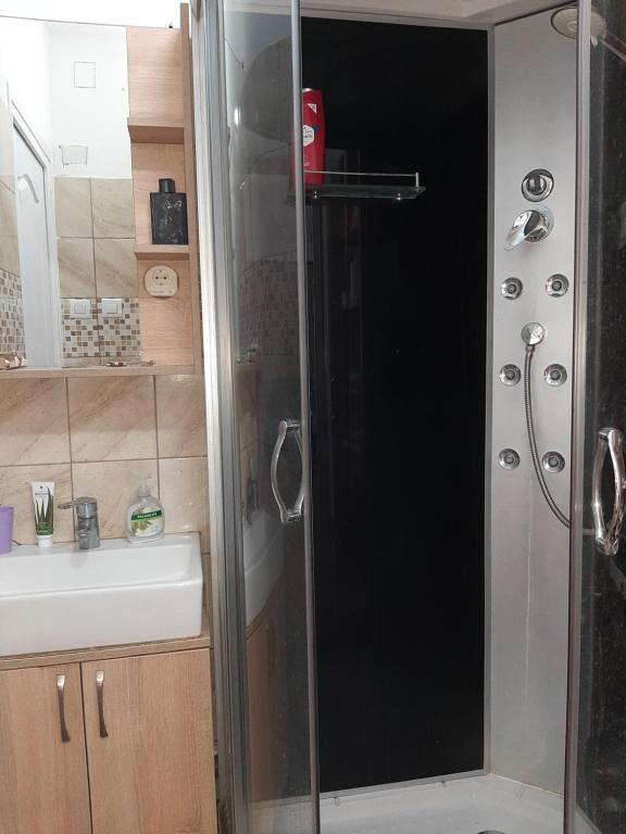Koupelna v ubytování Egniss Apartman 2