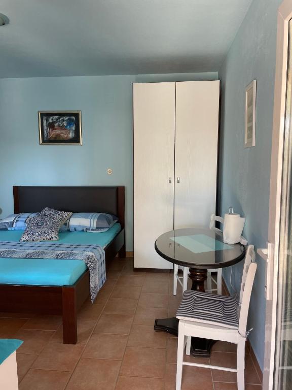 Posteľ alebo postele v izbe v ubytovaní Apartments Panda