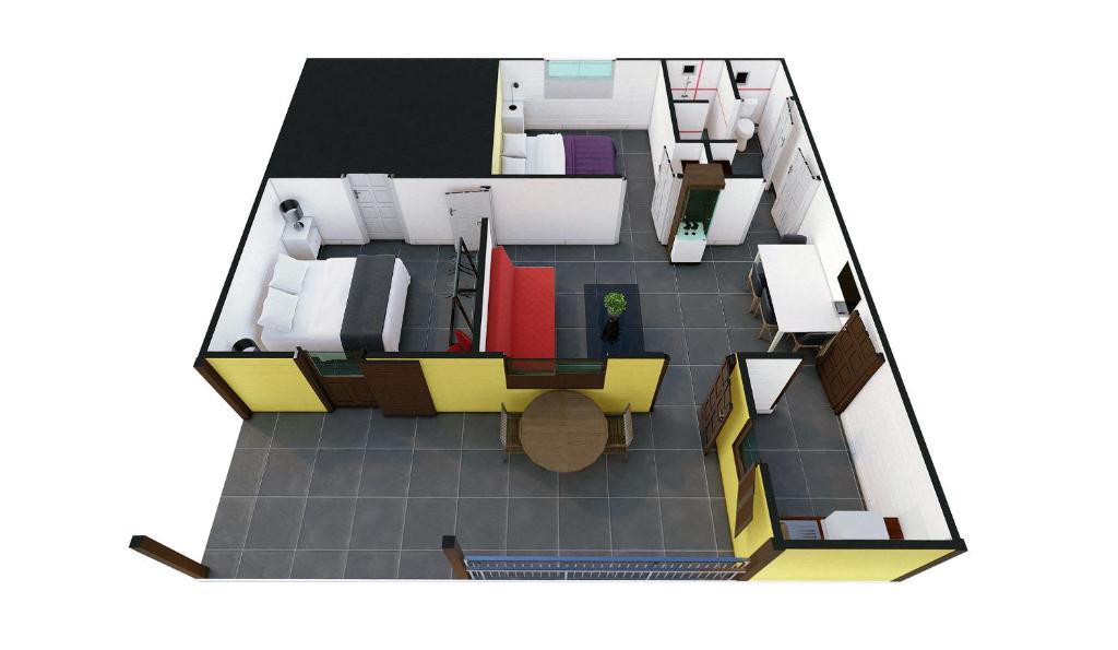 Lodges Balourou ,Meublé de Tourisme avec services - Two-Bedroom Apartment