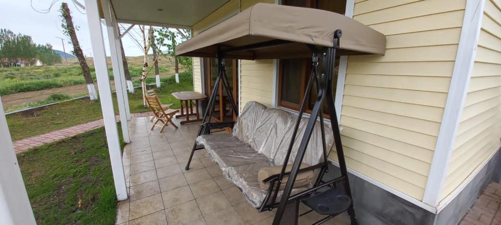 Balkón nebo terasa v ubytování VILLA VIP