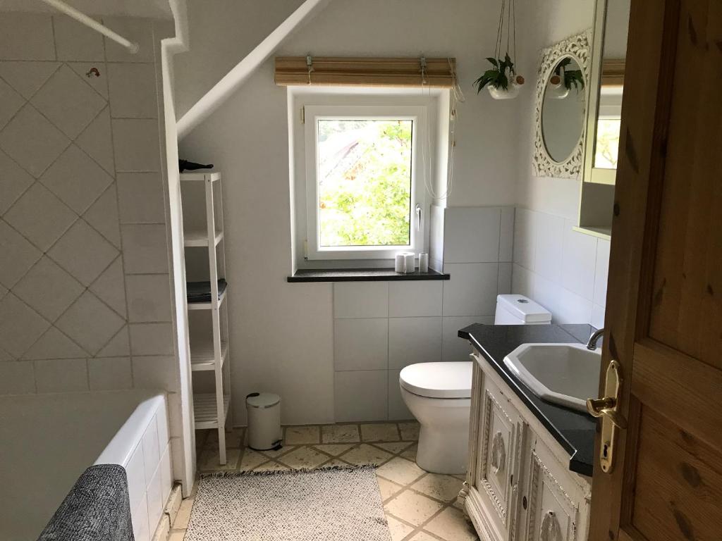 Kúpeľňa v ubytovaní Ferienwohnungen Tinymoon