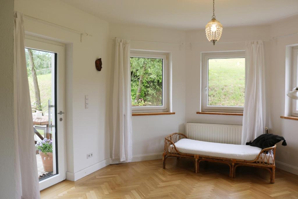 Posedenie v ubytovaní Ferienwohnungen Tinymoon